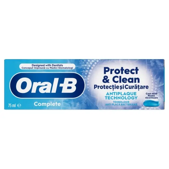 Oral-B Oδοντόκρεμα Complete Protect & Clean 75ml 2
