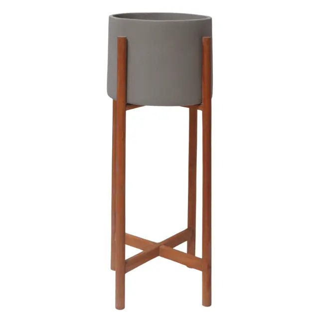 ΓΛΑΣΤΡΑ ΕΣΩΤ.ΧΩΡΟΥ FB94684.03L FIBER CEMENT ΧΡΩΜΑ ΓΚΡΙ--ΒΑΣΗ TEAK Φ25x65Υ