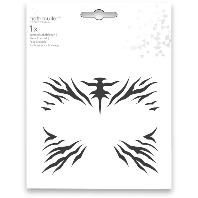 Αυτοκόλλητα Προσώπου Face Stencils Assorted