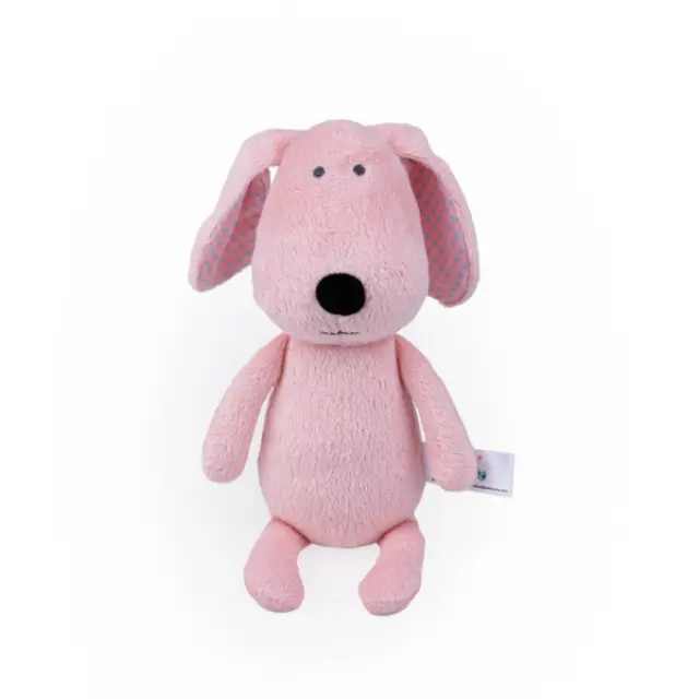 Bali Bazoo Λούτρινο Σκυλάκι 28cm Cuddle Pink 81991
