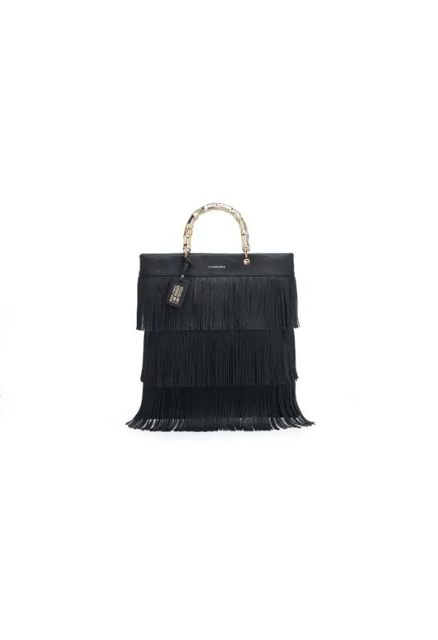 LE PANDORINE - FRINGE LARGE HANDBAG