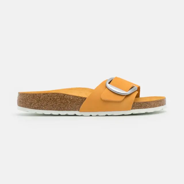 Birkenstock Πέδιλα Γυναικείο δέρμα Nubuck Πορτοκαλί BIR/MADRID BIG BUCKLE 1018727 APRICOT