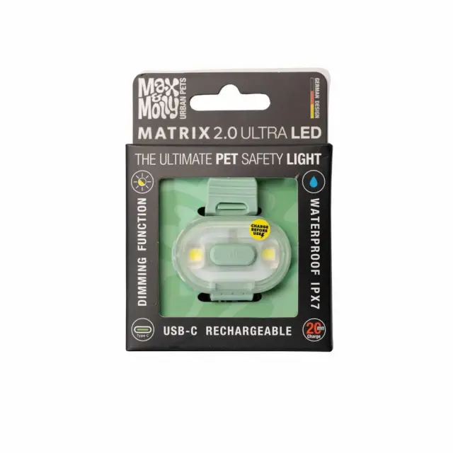 Max & Molly Matrix 2.0 Ultra LED Safety light Jade Μέντα