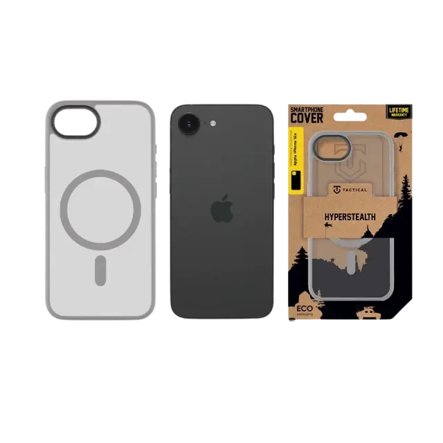 Tactical MagForce Hyperstealth Cover for Apple iPhone 16e/17e Light Grey 3