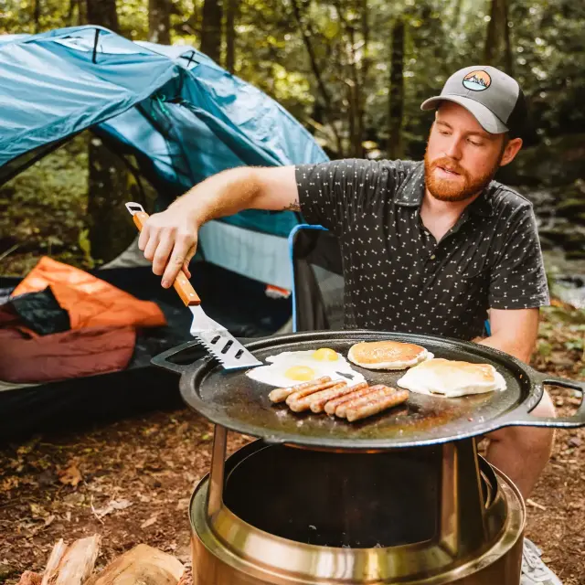 Solo Stove Bonfire Μαντεμένια Πλάκα Ψησίματος με Βάση Στήριξης 2