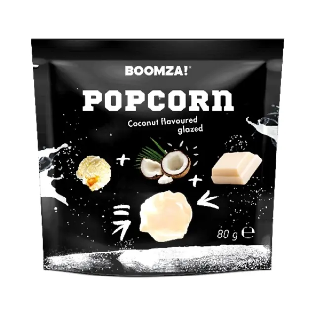 Boomza Pop Corn White Choc.& Coconut 80gr