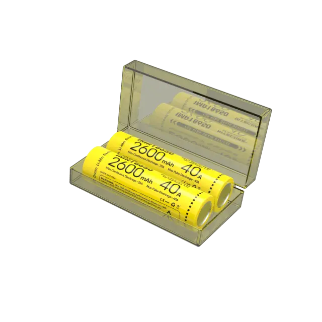 ΜΠΑΤΑΡΙΑ NITECORE 18650 / 2600mah / IMR 40A FlatTop (Ζεύγος) 3