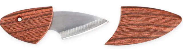 Μαχαίρι Μίνι Κοπής Καπνού Hash Knife με Ξύλινη Θήκη - 10.5cm 2