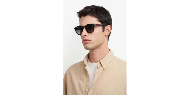 Hugo Boss Γυαλιά Ηλίου με Γκρι Κοκκάλινο Σκελετό και Γκρι Φακό HG1357/S-KB7IR-52 2