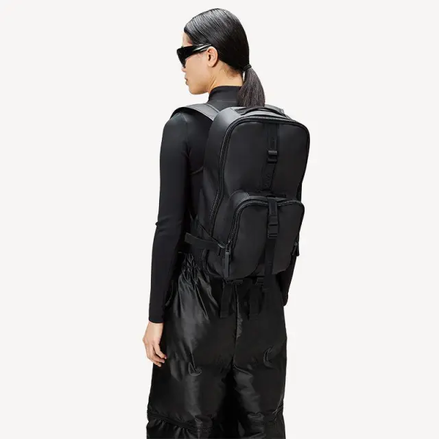 Αδιάβροχο Σακίδιο Rains Trail Rucksack 14350-01 Μαύρο - One Size 3