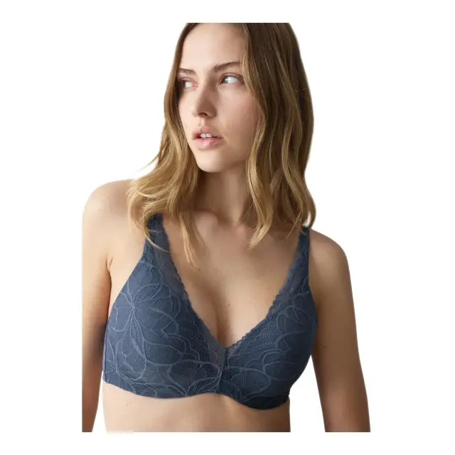 Triumph Γυναικείο Σουτιέν Body Make-Up Illusion Lace WP, Χρώμα Indigo Veil - 90D