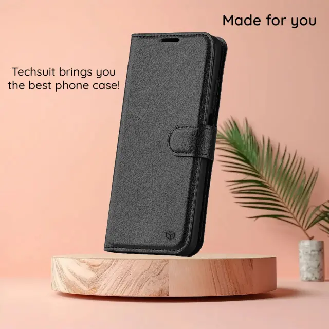 Techsuit - Leather Folio - Xiaomi Redmi 17C 5G - Black 3