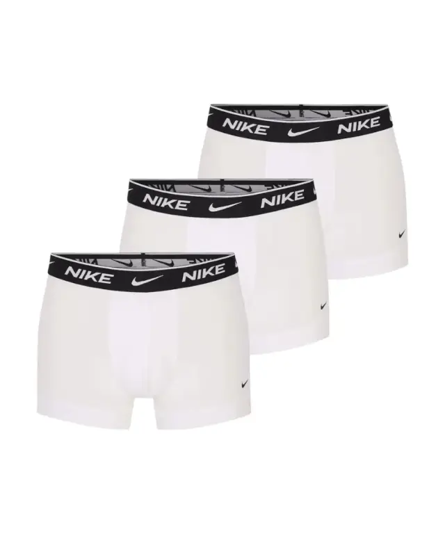 Nike - Ανδρικά Μποξεράκια Everyday Trunk Boxer 3-Pack 0000KE1008-MED Λευκό - S 2