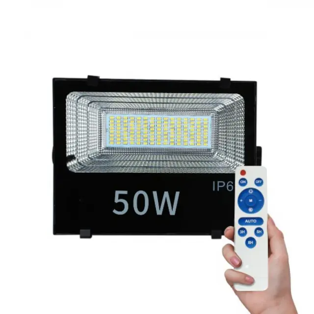 ΠΡΟΒΟΛΕΑΣ LED ΗΛΙΑΚΟΣ ΜΕΡΑ-ΝΥΧΤΑ 50W 6000Κ
