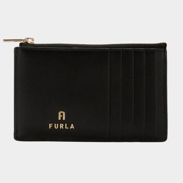 Furla - Γυναικείο Δερμάτινο Πορτοφόλι Camelia Card Case M WP00310-ARE000-O6000 Μαύρο