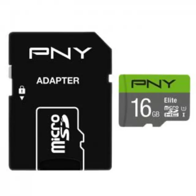 Κάρτα μνήμης microSDHC, Class 10 UHS-I U1, 16GB,έως και 100 MB/s με αντάπτορα SD. 2