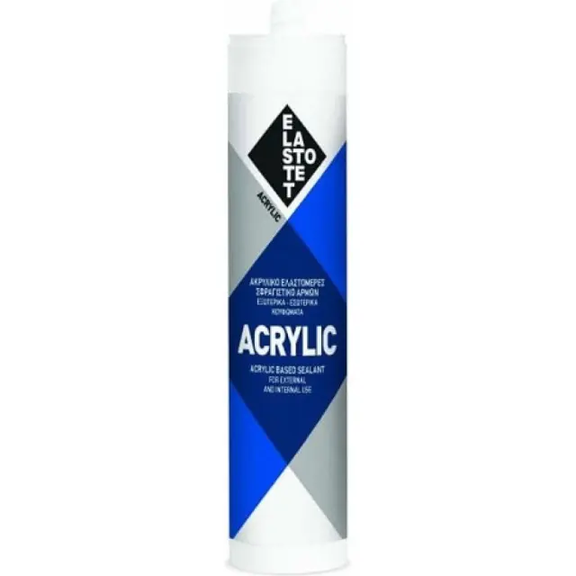 ΣΙΛΙΚΟΝΗ ΑΚΡΥΛΙΚΗ ΛΕΥΚΗ 280ML ELASTOTET 00723