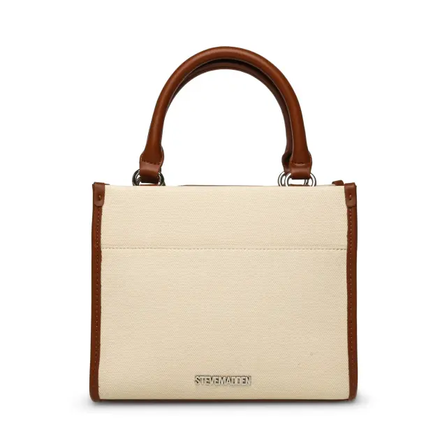 Γυναικεία Τσάντα Χειρός Ώμου Steve Madden Bcolly 13002505-CGS Μπεζ Ψάθα Ταμπά Μπεζ - One Size 3