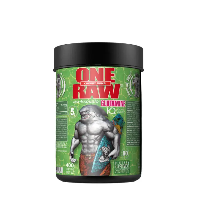 Zoomad Labs One Raw® Glutamine Cherry Bomb, 400 g