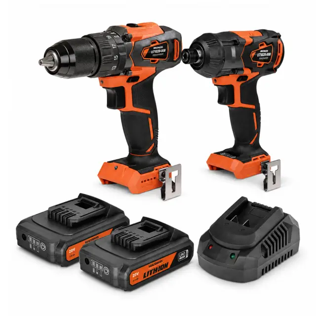 KRAUSMANN ΣΕΤ ΔΡΑΠΑΝΟΚΑΤΣΑΒΙΔΟ ΚΡΟΥΣΤΙΚΟ BRUSHLESS 20V + ΠΑΛΜΙΚΟ ΚΑΤΣΑΒΙΔΙ BRUSHLESS 20V + 2 ΜΠΑΤΑΡΙΕΣ 2.0Ah + ΦΟΡΤΙΣΤΗΣ + ΤΣΑΝΤΑ