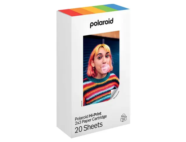 Αυτοκόλλητο Φωτογραφικό Χαρτί Polaroid Hi Print 2x3, με μέγεθος 8.6x5.4cm - 20 Φύλλα6355 2