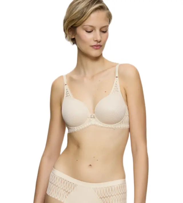 Triumph Γυναικείο Σουτιέν Aura Spotlight WHP με Μπανέλα, Χρώμα Creamy Dream - 80E