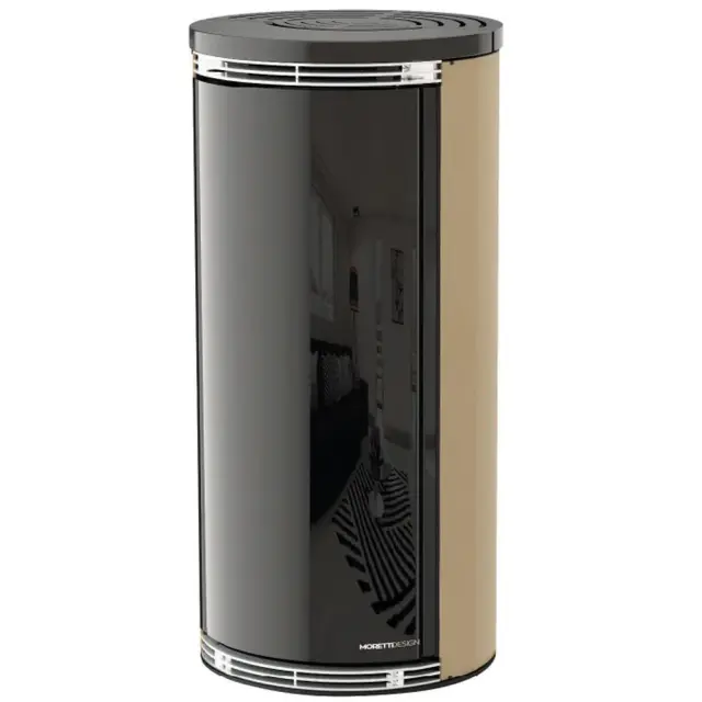 Moretti Design HARMONY AQUA Champagne 14 kW – Υδραυλική Σόμπα Pellet