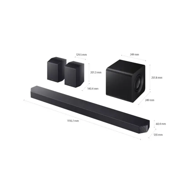 Samsung Sounbar HW-Q930H/EN 9.1.4 HDMI ARC 2026 Black (HW-Q930H/EN) 3