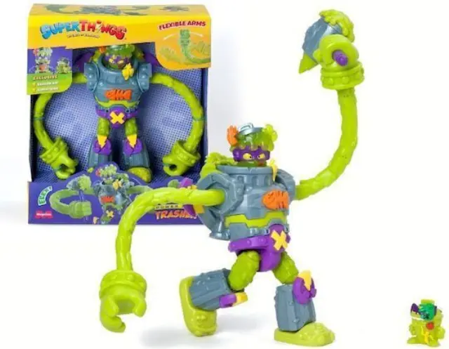 Superthings Μικροπλάσματα Superbot Power Arms με Φιγούρες Trasher Για 4+ Χρονών (1013-62121)