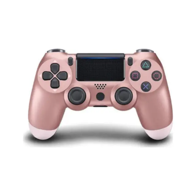 Doublemotor Ασύρματο Gamepad για PS4 σε Ροζ Χρυσό Χρώμα