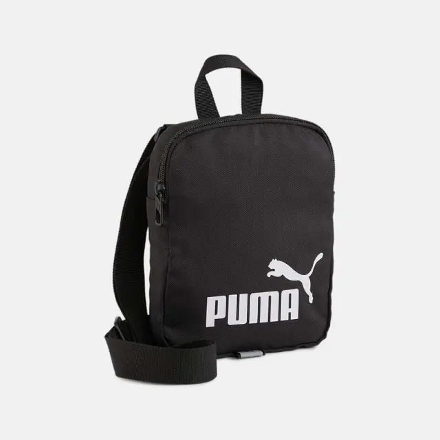 Puma Adult Phase Portable Shoulder Bag Μαύρο - Άσπρο 090957-01 (Puma) - One Size