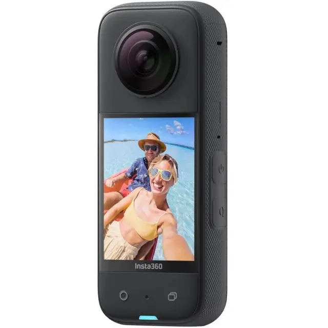 Insta360 X3 Action Camera 5K Λήψης 360° Υποβρύχια Standard με Οθόνη Αφής 2.29" και Wi-Fi Μαύρη 2