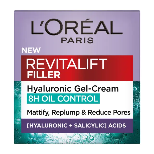 Revitalift Filler Ενυδατική Κρέμα Τζελ Με Υαλουρονικό Οξύ Για Ρύθμιση Της Λιπαρότητας 50ml