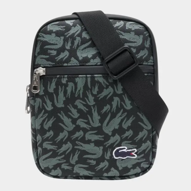 Τσάντα Χιαστί Lacoste 3NH5087TX LGR69 Camo Croc Μαύρο - ONESIZE