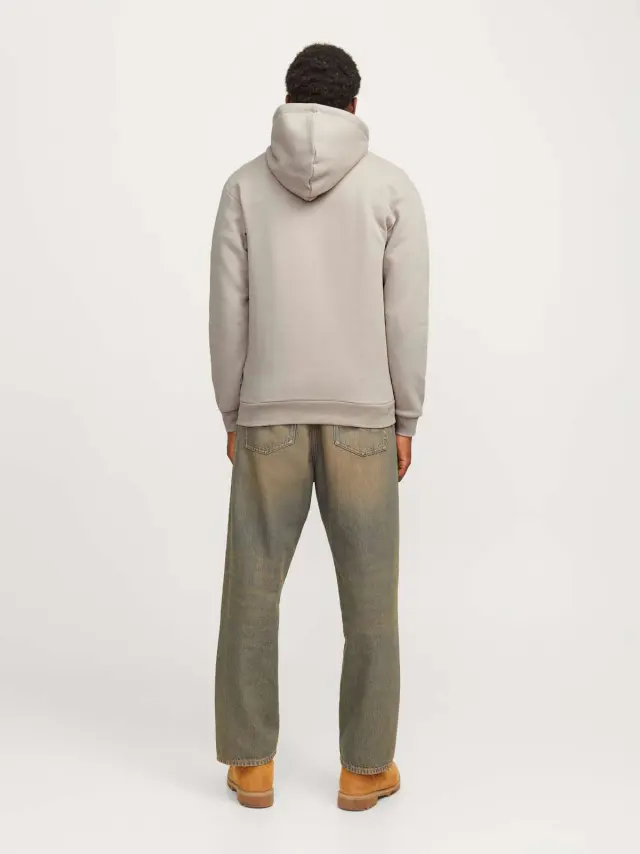 JJEBRADLEY SWEAT ZIP HOOD NOOS Moonbeam - XXL , 32 3