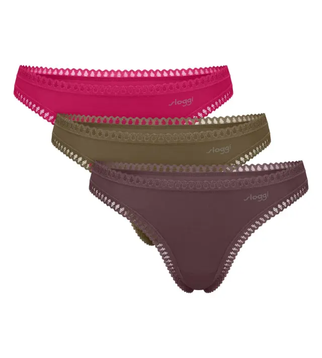 Sloggi GO Crush String C3P γυναικείο σλιπάκι σετ 3τμχ 10219704-1 2
