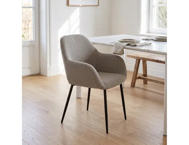 Καρέκλα Atomic Home Deco Factory με διαστάσεις 59x55.7x85cm - Grey HD0481