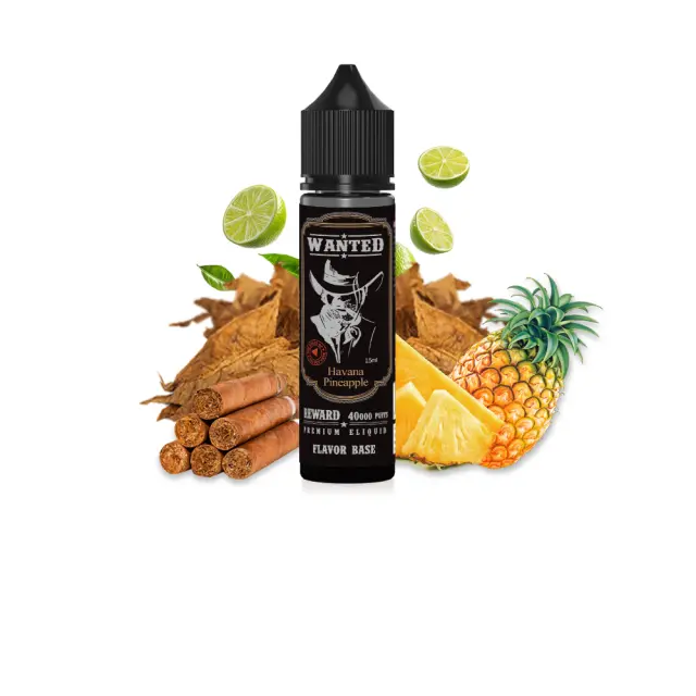 Havana Pineapple 15ml (60ml) - Wanted Flavorshots