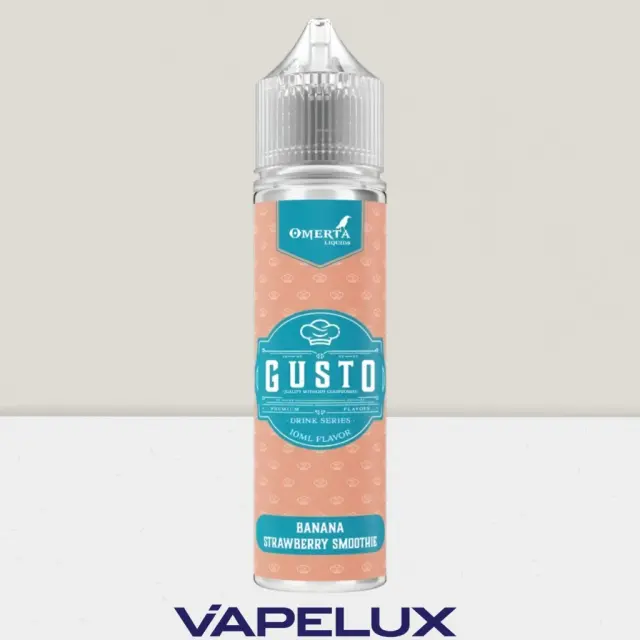 Gusto by Omerta Flavor Shots Banana Strawberry Smoothie 10ml to 60ml 2