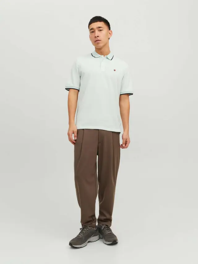 JPRBLUWIN POLO SS NOOS Bleached Aqua 2