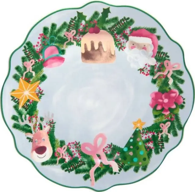 Maxwell & Williams Scallop Πιάτο 20cm Γαλάζιο Tis Season