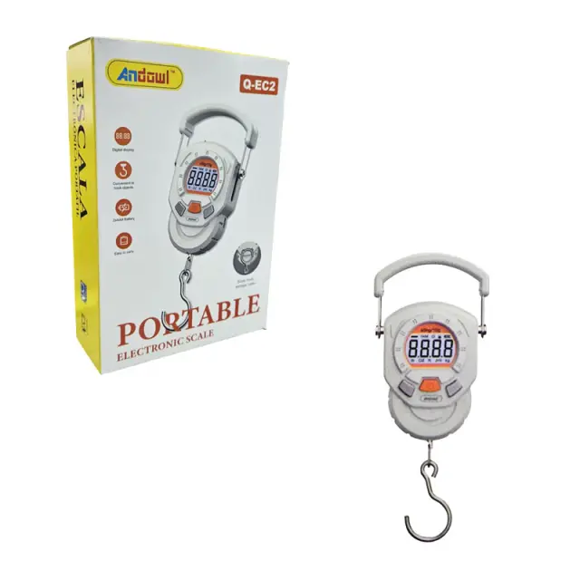 Andowl Ψηφιακή Φορητή Ζυγαριά Ανάρτησης Q-EC2 - Portable Electronic Scale 0751135