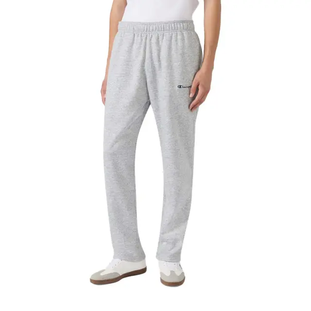 Champion Men's Straight Hem Fleece Icons Sweatpants Γκρι 221801-EM021 (Champion)