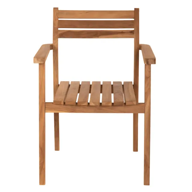 ΠΟΛΥΘΡΟΝΑ ΞΥΛΟ TEAK ΣΤΟΙΒΑΖΟΜΕΝΗ FB99534 ΣΕ ΦΥΣΙΚΟ ΧΡΩΜΑ 60x54x87Y εκ. 3