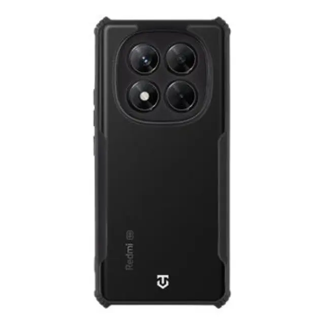 Tactical Quantum Stealth Cover for Xiaomi Redmi Note 14 Pro 5G/X7 5G Clear/Black