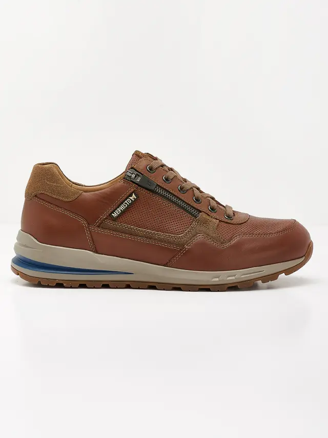 Mephisto Sneakers Ανδρικό δέρμα Καφέ MEP/BRADLEY CHESTNUT 2