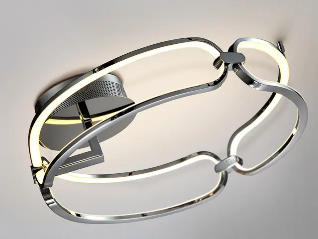 COLETTE LED CEILING LAMP Ø47 CHROME φωτιστικό οροφής Χρώμιο 2