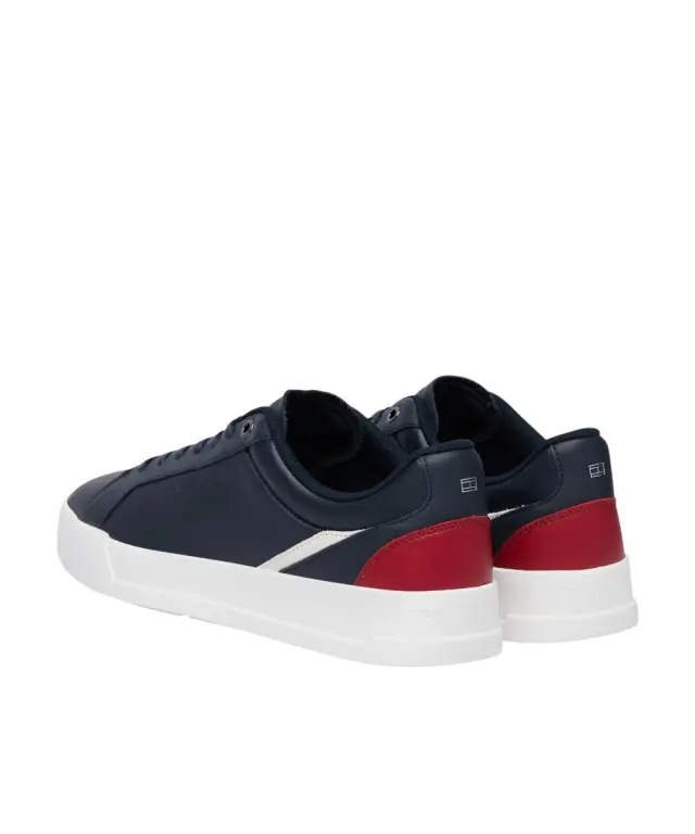 Tommy Hilfiger - Ανδρικά Sneakers Th Court Premium FM0FM05879-DW5 Μπλε Σκούρο 3