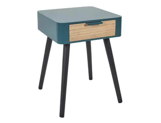 Κομοδίνο Home Deco Factory με διαστάσεις 35x40x48cm - Duck Blue HD7336 3
