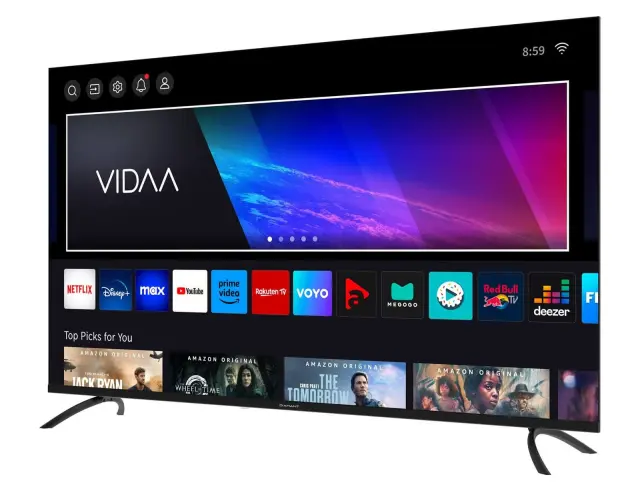 Smart TV 55'' Horizon 55HL5530U/C - Ανάλυση 4K Ultra HD - Δέκτες DVB-S2, DVB-T2, DVB-C - Wi-Fi, Bluetooth, 3x HDMI, 2x USB SMART TV HORIZON 55HL5530U/C 3